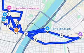 Japan 1 day 1 map