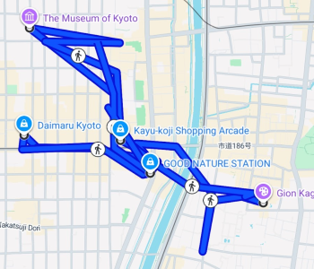 Japan 3 day 6 map