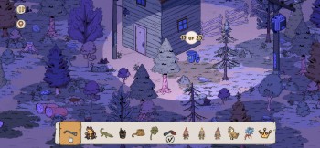 Wind Peaks campsite night