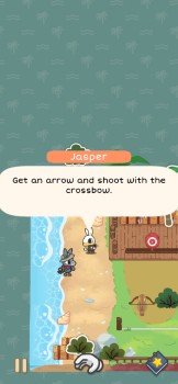 A Tiny Sticker Tale beach archery