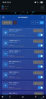 Droplet Idle upgrades